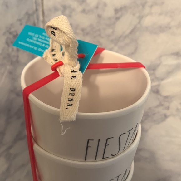 Rae Dunn “FIESTA.” Melamine Tumbler NWT - Picture 6 of 7